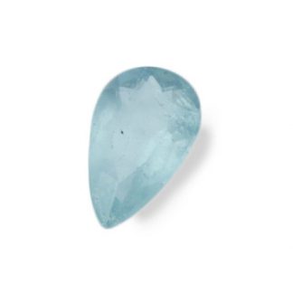 1.40 ct Natural blue Aquamarine pear cut loose gemstone-162