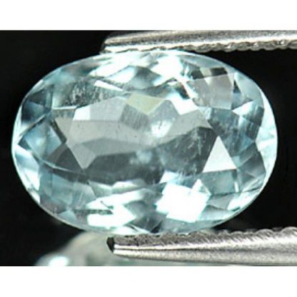 1.24 ct Natural blue Aquamarine oval cut loose gemstone-167