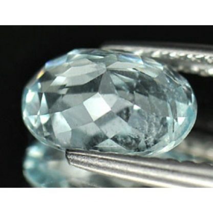 1.24 ct Natural blue Aquamarine oval cut loose gemstone-168