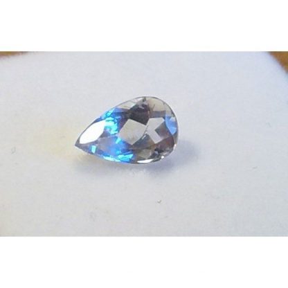 0.78 ct Natural blue Beryl Aquamarine pear cut loose gemstone-190