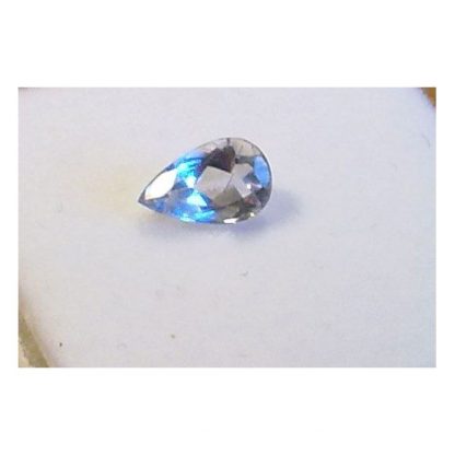 0.78 ct Natural blue Beryl Aquamarine pear cut loose gemstone-191