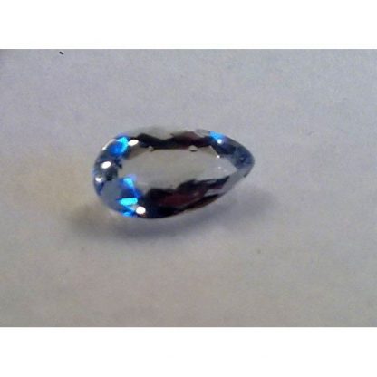 0.65 ct Natural blue Beryl Aquamarine pear cut loose gemstone-197