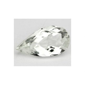 1.50 ct Natural white Beryl Goshenite pear cut loose gemstone-305