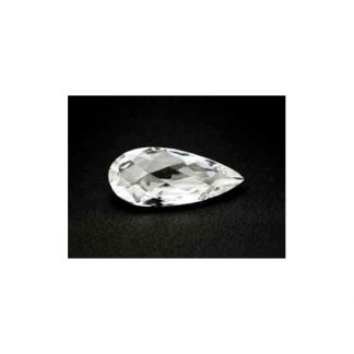 5.90 ct Natural white Beryl Goshenite pear cut loose gemstone-307