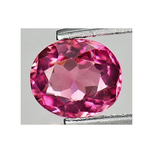 Very rare natural pear shape pinkest red Rubellite pendant set in