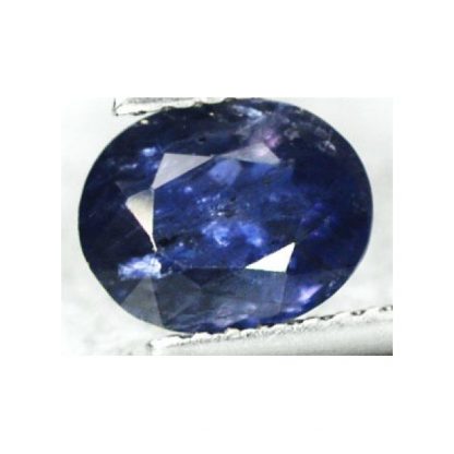 1.28 ct Natural purplish blue Iolite loose gemstone-388