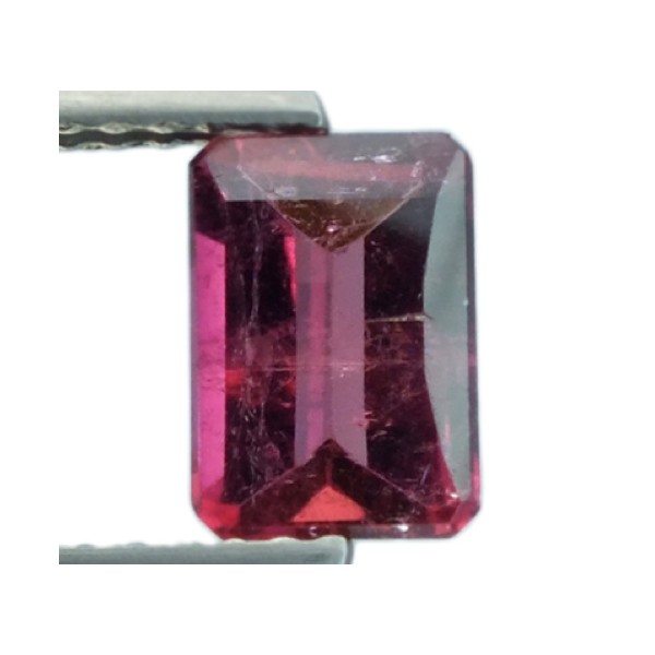 Rubellite Tourmaline Gem Color Hydro Quartz Faceted 11MM Hexagon Shape Beads 9" 