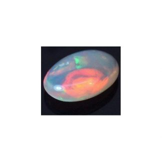 0.41 ct Natural ethiopian Opal loose gemstone with opalescence cabochon cut-538