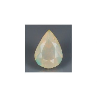 0.41 ct Natural ethiopian Opal loose gemstone with opalescence and pear cut-539