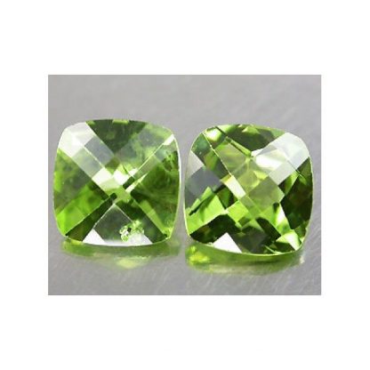 1.89 ct Pair of natural green Peridot loose gemstone-573