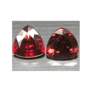3.08 Pair of natural red Rhodolite Garnet loose gemstone-603