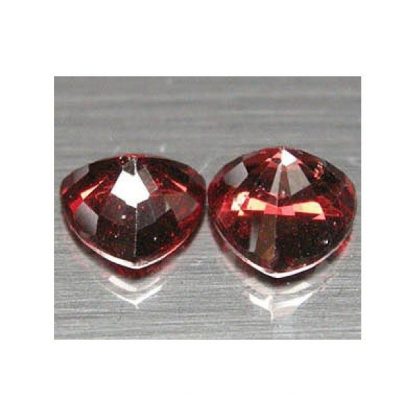 3.08 Pair of natural red Rhodolite Garnet loose gemstone-604