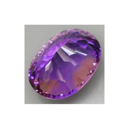 13.66 Ct. Oval Cut Natural bicolor Ametrine loose gemstone-68