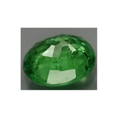 0.76 ct. Natural bright green Garnet Tsavorite loose gemstone oval cut-699