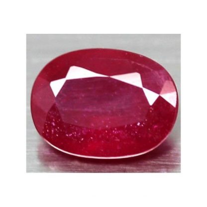 1.60 ct. Natural red Ruby loose gemstone oval cut-709
