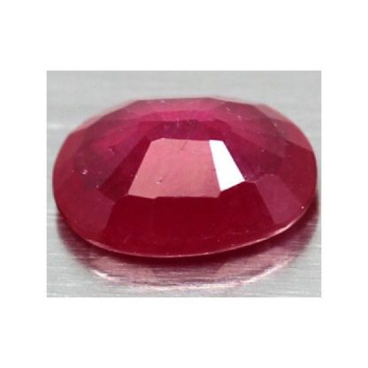 1.60 ct. Natural red Ruby loose gemstone oval cut-710