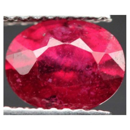 1.64 ct. Natural red Ruby loose gemstone oval cut-711