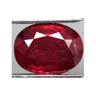1.84 ct. Natural red Ruby loose gemstone oval cut-713