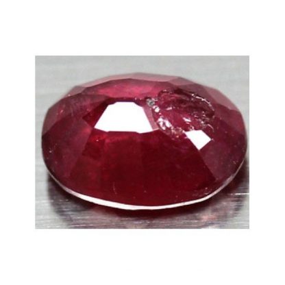 1.84 ct. Natural red Ruby loose gemstone oval cut-714
