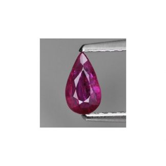 0.29 ct. Natural untreated red Ruby loose gemstone pear cut-719