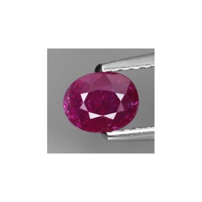 0.56 ct. Natural untreated red Ruby loose gemstone oval cut-720