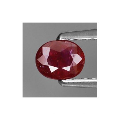 0.47 ct. Natural untreated red Ruby loose gemstone oval cut-721