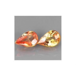 0.94 ct. Pair of natural Citrine loose gemstone-807