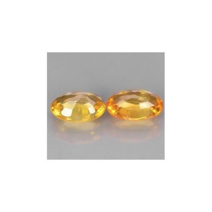 1.10 ct. Pair of natural Citrine loose gemstone-811