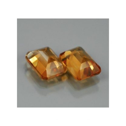 1.72 ct. Pair of natural Madeira Citrine loose gemstone-814