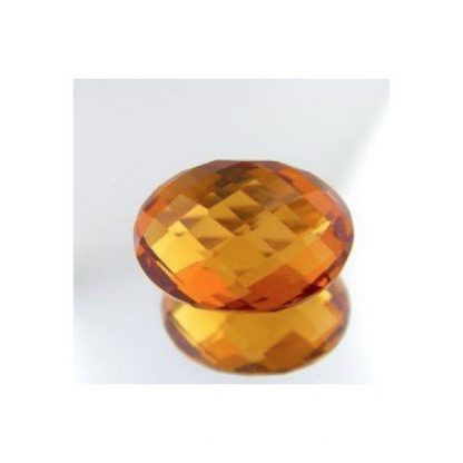 9.82 ct. Natural Madeira Citrine quartz loose gemstone-831