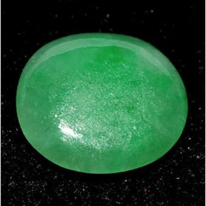 3.85 ct Natural green Jade loose gemstone cabochon cut-836