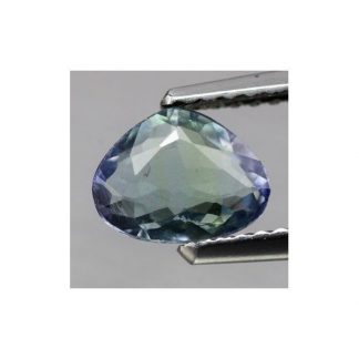 0.64 ct. Natural bicolor green blue unheated Tanzanite loose gemstone-845