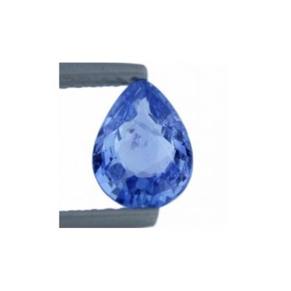 0.84 ct. Natural purplish blue Tanzanite loose gemstone pear cut-854