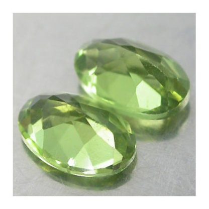 1.01 Ct. Natural neon green Apatite gemstone pair-889