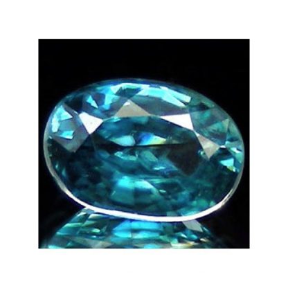 1.24 ct Natural sea foam blue Zircon loose gemstone-960