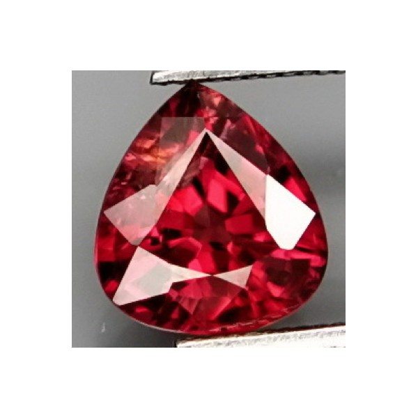 1.67 ct Natural red Zircon pear cut loose gemstone for sale