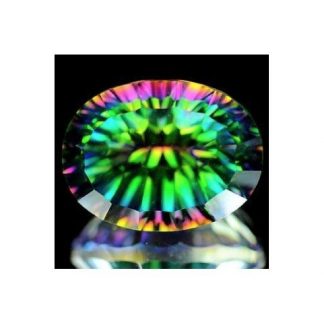 11.31 ct. Natural multicolor mystic Quartz loose gemstone-1024