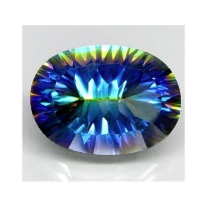 12.71 ct. Natural multicolor mystic Quartz loose gemstone-1025