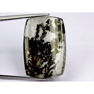 27.11 ct. Natural Quartz loose gemstone with dendritic inclusions-1029