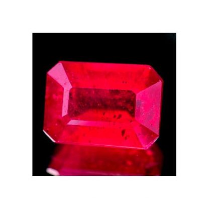 3.42 ct. Natural red Ruby loose gemstone octagon cut-1054