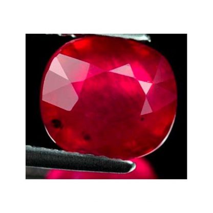 3.86 ct. Natural red Ruby loose gemstone oval cut-1055