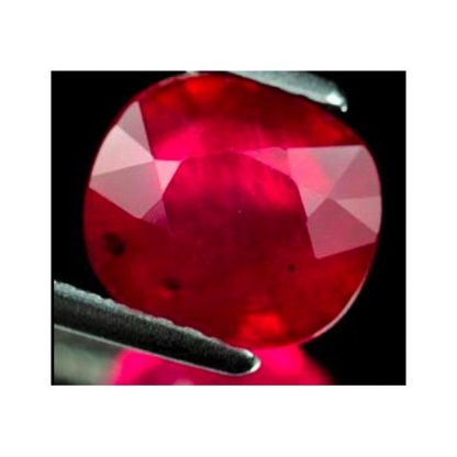 3.86 ct. Natural red Ruby loose gemstone oval cut-1056