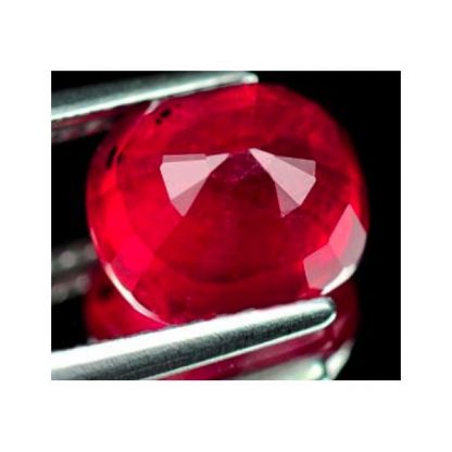 3.86 ct. Natural red Ruby loose gemstone oval cut-1057