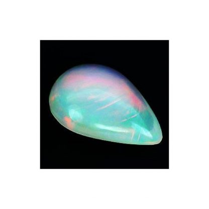 1.20 ct Natural ethiopian Opal loose gemstone with opalescence cabochon cut-1084