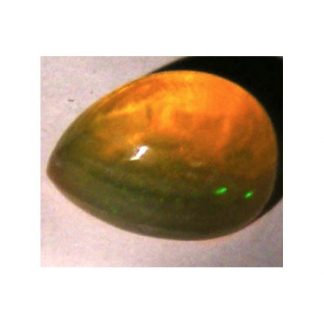 1.26 ct Natural fire Opal loose gemstone with opalescence cabochon cut-1085