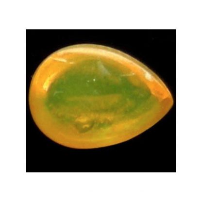 1.26 ct Natural fire Opal loose gemstone with opalescence cabochon cut-1086