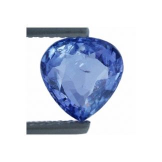 0.99 ct. Natural purplish blue Tanzanite loose gemstone pear cut-1203