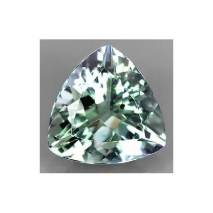 0.99 ct. Natural greenish blue Tanzanite loose gemstone trilliant cut-1206