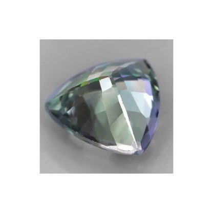0.99 ct. Natural greenish blue Tanzanite loose gemstone trilliant cut-1208