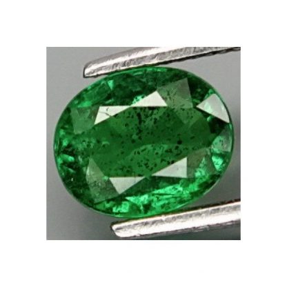 0.79 ct. Natural green Garnet Tsavorite loose gemstone oval cut-1218